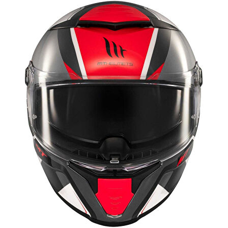 Mt Thunder 4 Sv Freeway A5 Parlak Gri Kapalı Kask