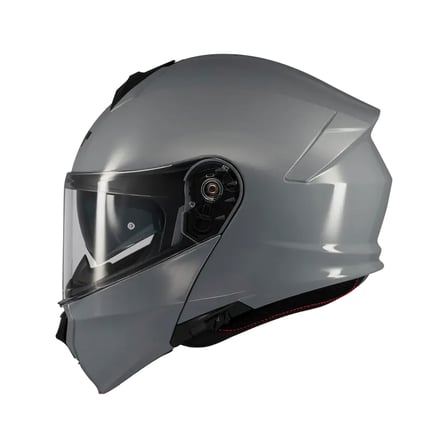 MT Genesis Sv Pure A12 Parlak Gri Çene Açılır Kask