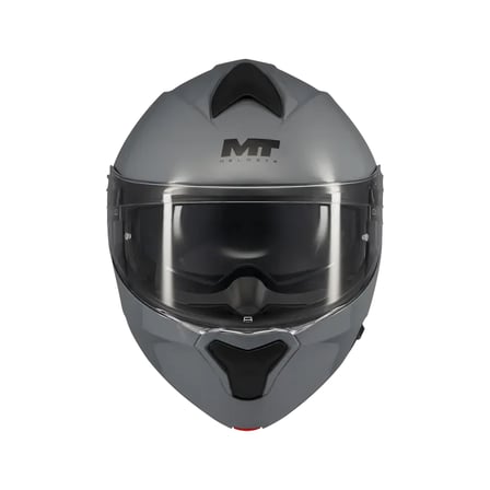 MT Genesis Sv Pure A12 Parlak Gri Çene Açılır Kask
