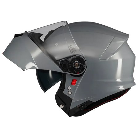 MT Genesis Sv Pure A12 Parlak Gri Çene Açılır Kask