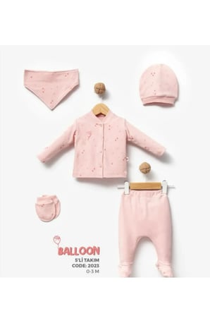 Balon Baskili Organi̇K 5'Li̇ Takim Hastane Cikis Seti̇