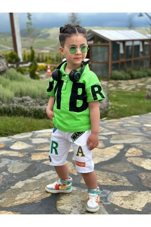 Erkek Çocuk Gabardin Şortlu Takım