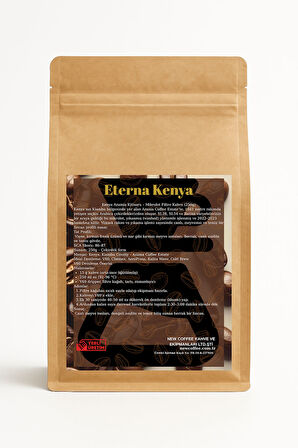 Eterna Kenya Azamia Kitisuru Mikrolot Filtre Kahve 250g – SL28 & SL34 | Yıkanmış İşleme | Kırmızı Meyve Notaları | SCA 86+ | V60 – Chemex – AeroPress Uyumlu