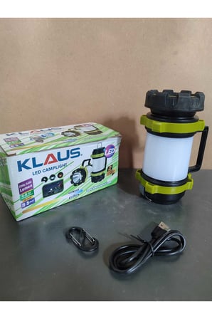 3000mAh Şarjlı LED Kamp Lambası KE47703 Fener Işıldak ABS Gövde Masa Lambası Fonksiyonlu Güçlü Işık