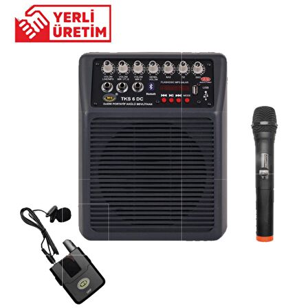 WEST SOUND TKS 6 DC PORTATİF ŞARJLI AMPLİFİKATÖR