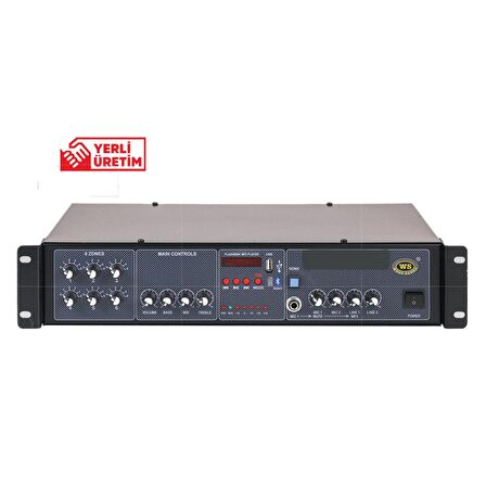 WEST SOUND TKS 160 Z-6 6 BÖLGE MİKSER AMPLİFİKATÖR