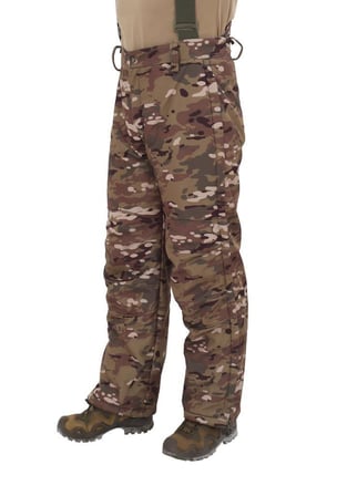 Özel Seri Doğa Yürüyüşü Cep Detaylı Single Sword Outdoor Softshell Su Geçirmez Kışlık Erkek Pantolon
