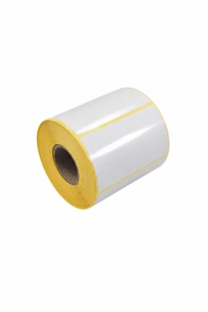150x100mm Kuşe Etiket | 1 Rulo | 250 Sarım | Parlak Yüzey | Kargo, Lojistik, Depo | Termal Transfer