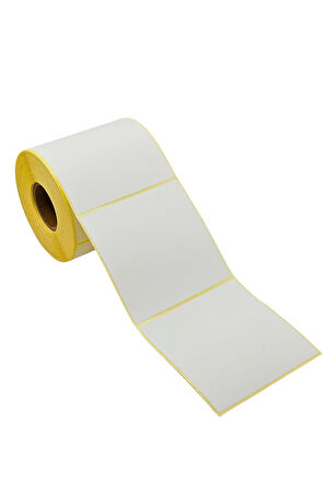 100x100mm Termal Etiket | 5 Rulo | 500 Sarım | Ribonsuz | Kargo, Lojistik, Depo | Yapışkanlı