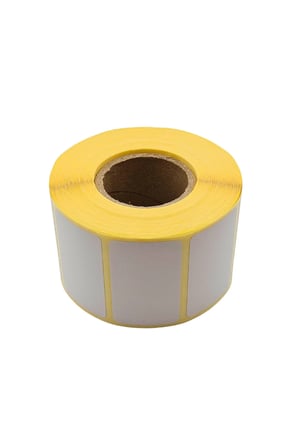 40x58mm Terazi Etiketi | 64 Rulo | 500 Sarım | Ribonsuz | Perakende, Market | Yapışkanlı