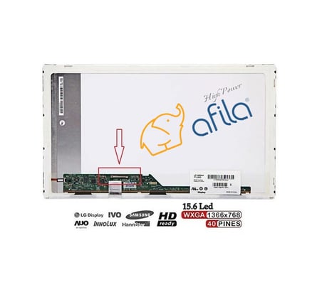 15.6'' 40Pin Standart Led Notebook Lcd Ekran, Panel - 1366*768 B156XW02