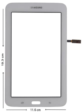 Samsung SM-T113 7" Tablet uyumlu Dokunmatik - Beyaz