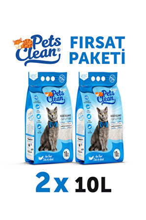 Pets Clean Kedi Kumu Marsilya Sabun Kokulu 10Lt 2Li