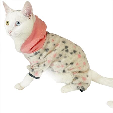 Softie Spotty Pink Kedi Tulumu Kedi Kıyafeti