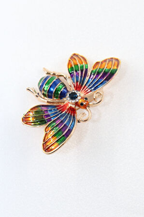 Kristal Taşlı Kelebek Broş. Taşlı Tasarım Broş. Yaka Iğnesi Broş. Kadın Broş. Broş. Kelebek Broş.