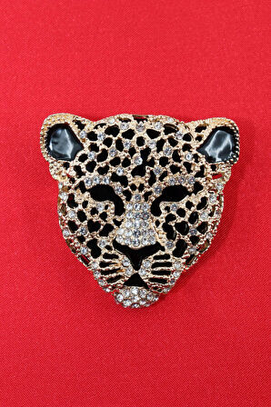 Zirkon taşlı çita broş. Yaka iğnesi çita broş. Taşlı çita broş. Kadın broş, erkek broş. Çita broş