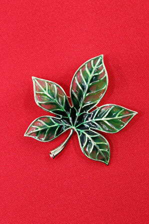 Sığla ağacı yaprağı broş. Yaka iğnesi yaprak broş. Kadın broş. Erkek broş. Yaprak broş.