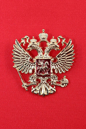 Gold çift başlı kartal broş. Yaka iğnesi kartal broş. Erkek broş. Kadın broş. Çift başlı kartal broş