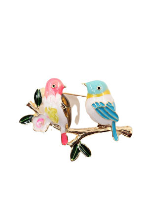 Serçe ailesi broş. Yaka iğnesi serçe broş. Erkek broş. Kadın broş. Serçe broş.