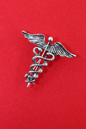 Tıp broş. Sağlıkçı broş. Doktor broş. Hemşire broş. Eczacı broş. Kadın erkek broş. Asklepios broş.