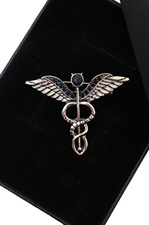 Tıp broş. Sağlıkçı broş. Doktor broş. Hemşire broş. Eczacı broş. Kadın erkek broş. Asklepios broş.