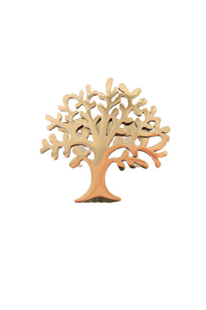 Çelik gold hayat ağacı broş. Yaka iğnesi hayat ağacı broş. Kadın broş. Hayat ağacı broş.