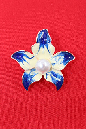 Kardelen Çiçeği Broş. Incili Kardelen Broş. Yaka Iğnesi Broş. Kadın Broş. Çiçek Broş. Kardelen Broş.