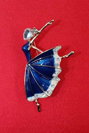 Dans Eden Kız Broş. Taşlı Broş. Yaka Iğnesi Broş. Kadın Broş. Broş. Kadın Yaka Iğnesi Broş.