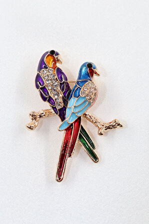 Çifte kumrular broş. Tasarım broş. Yaka iğnesi broş. Kadın broş. Broş. Erkek broş. Unisex