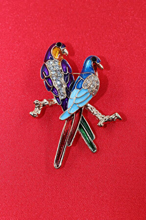 Çifte kumrular broş. Tasarım broş. Yaka iğnesi broş. Kadın broş. Broş. Erkek broş. Unisex