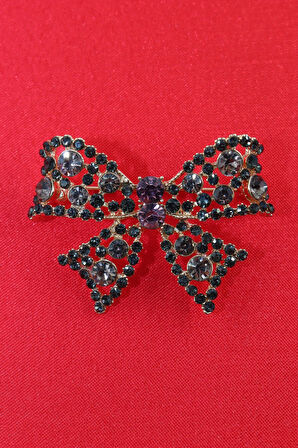Markazit Taşlı Fiyonk Broş. Yaka Iğnesi Broş. Tasarım Fiyonk Taşlı Broş. Kadın Broş. Broş