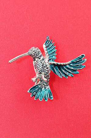 Arı kuşu broş. Taşlı tasarım arı kuşu broş. Yaka iğnesi broş. Kadın broş. Erkek broş. Broş. Unisex