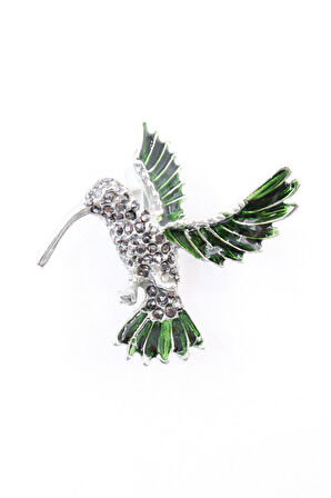 Arı kuşu broş. Taşlı tasarım arı kuşu broş. Yaka iğnesi broş. Kadın broş. Erkek broş. Broş. Unisex