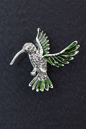 Arı kuşu broş. Taşlı tasarım arı kuşu broş. Yaka iğnesi broş. Kadın broş. Erkek broş. Broş. Unisex