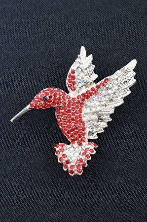 Arı kuşu broş. Taşlı tasarım arı kuşu broş. Yaka iğnesi broş. Kadın broş. Erkek broş. Broş. Unisex