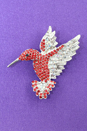 Arı kuşu broş. Taşlı tasarım arı kuşu broş. Yaka iğnesi broş. Kadın broş. Erkek broş. Broş. Unisex