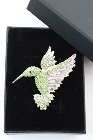 Arı kuşu broş. Taşlı tasarım arı kuşu broş. Yaka iğnesi broş. Kadın broş. Erkek broş. Broş. Unisex