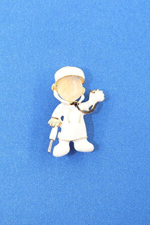 Doktor Broş. Taşlı Tasarım Doktor Broş. Yaka Iğnesi Broş. Erkek Broş. Broş.