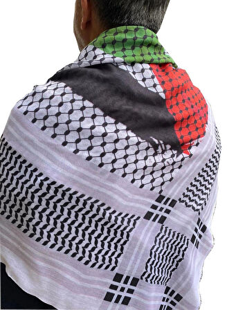 AYYILDIZ BAYRAKÇILIK FİLİSTİN BAYRAKLI KEFİYE (10 ADET)