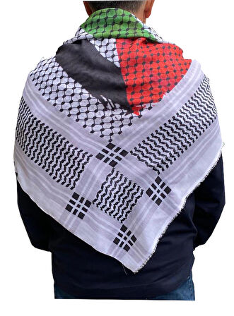 AYYILDIZ BAYRAKÇILIK FİLİSTİN BAYRAKLI KEFİYE (25 ADET)