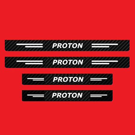 Proton Modelleri İçin Uyumlu Grafen Karbon Oto Kapı Eşiği 4 Adet
