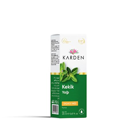 Karden Kekik Yağı 20 ML
