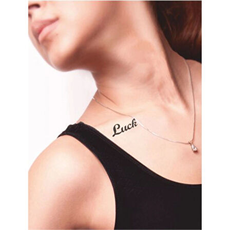Şans Tattoo Geçici Dövme Şablonları Kına Kalıpları