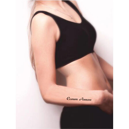 Canım Annem Yazısı Tattoo Geçici Dövme Şablonları Kına Kalıpları