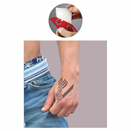 Yeni Zelanda Savaşçı Tattoo Geçici Dövme Şablonları Kına Kalıpları