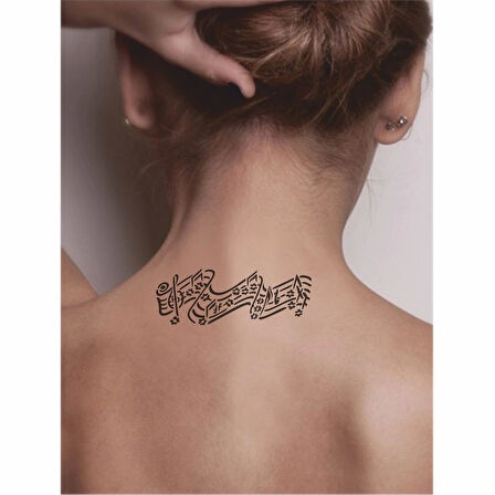 Bahar Şarkıları Nota Müzik  Tattoo Geçici Dövme Şablonları Kına Kalıpları