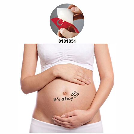 Bebek Partisi Erkek Çocuğu  Tattoo Geçici Dövme Şablonları Kına Kalıpları