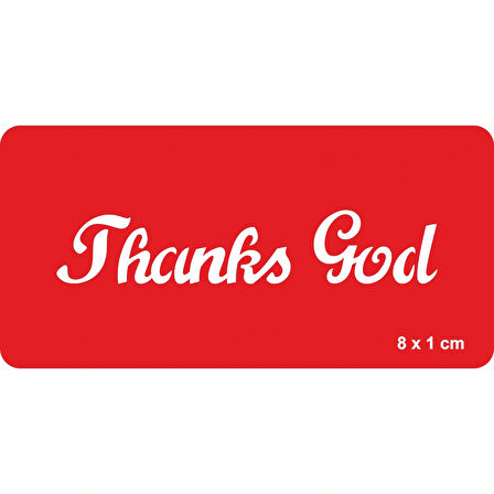 Teşekkürler Tanrım Tattoo Geçici Dövme Şablonları Kına Kalıpları