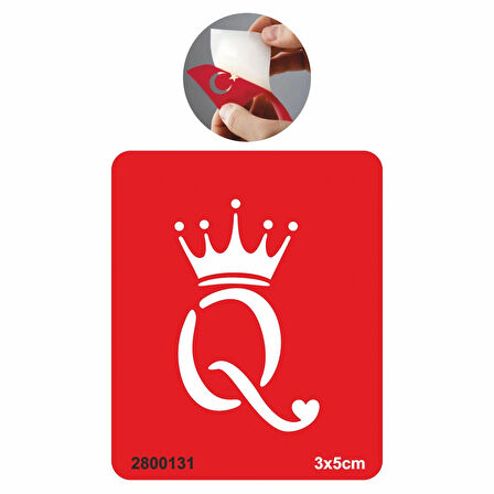 Lider Kraliçe Tacı Tattoo Geçici Dövme Şablonları Kına Kalıpları