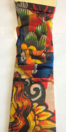 Çift Kol Giyilebilir Dövme Karizma Tattoo Sleeve